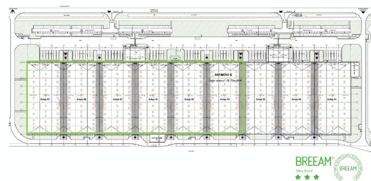 Entrepôt classe a Épinoy 37155m² Location entrepôt classe a Épinoy Pas-de-Calais OLLOG2113975 2